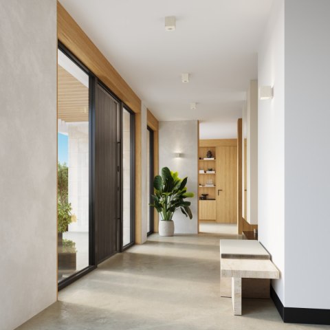 Kinkiet QUAD beton beżowy