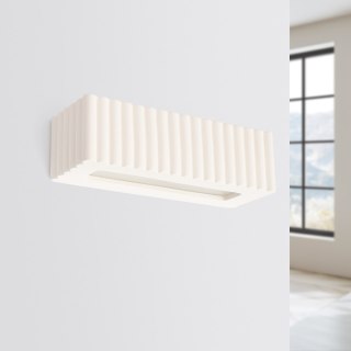 Kinkiet ceramiczny RIGATA biały