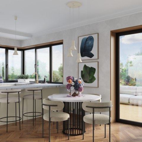 Lampa wisząca ESTRIA 1 beżowa