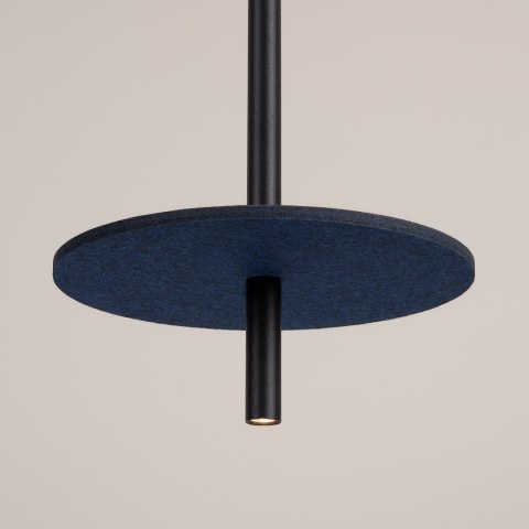 Lampa wisząca FELTRO 1 czarna/granatowa