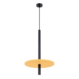 Lampa wisząca FELTRO 1 czarna/żółta