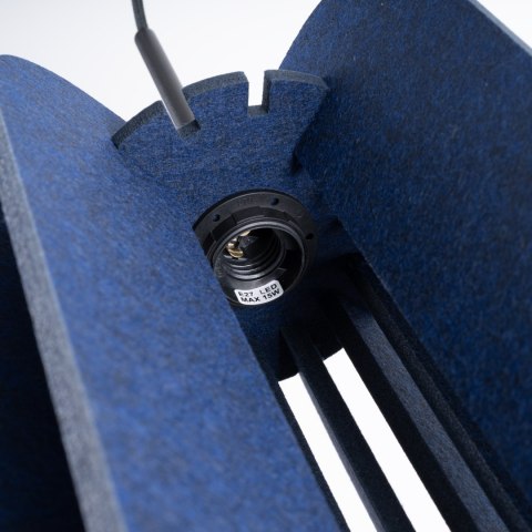 Lampa wisząca MULA 27 granatowa