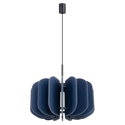 Sollux Lighting Lampa wisząca MULA 45 granatowa