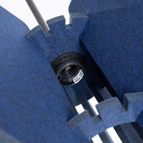 Lampa wisząca MULA 45 granatowa