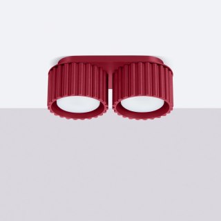 Plafon AURA 2 burgund Gx53