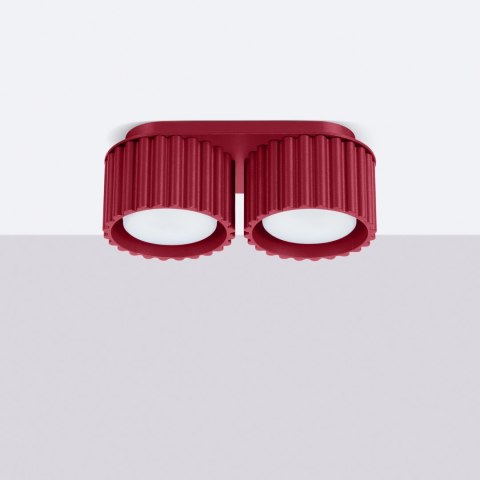 Plafon AURA 2 burgund Gx53