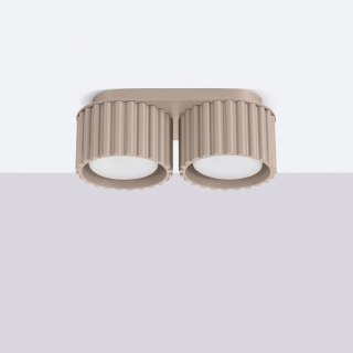 Plafon AURA 2 taupe Gx53