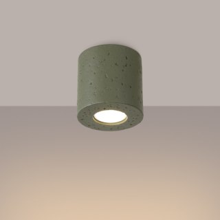 Sollux Lighting Plafon ORBIS beton zielona oliwka