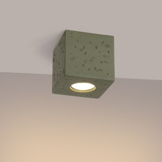 Sollux Lighting Plafon QUAD beton zielona oliwka