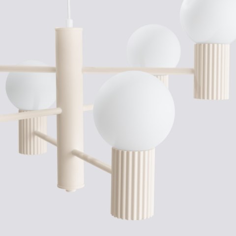 Żyrandol HALO 6 beżowy