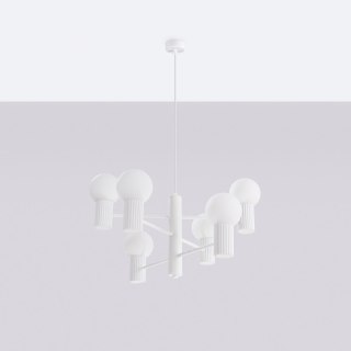 Żyrandol HALO 6 biały