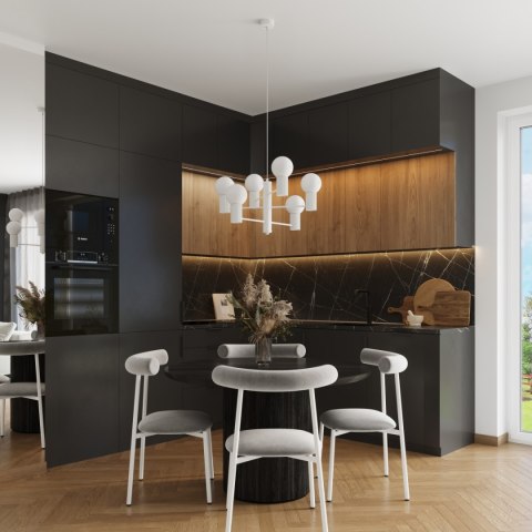 Żyrandol HALO 6 biały