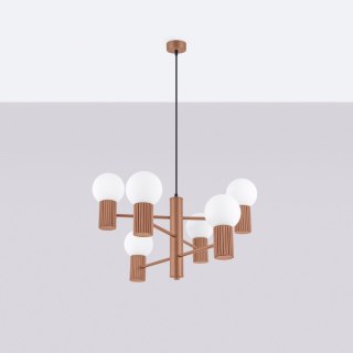 Żyrandol HALO 6 mocca