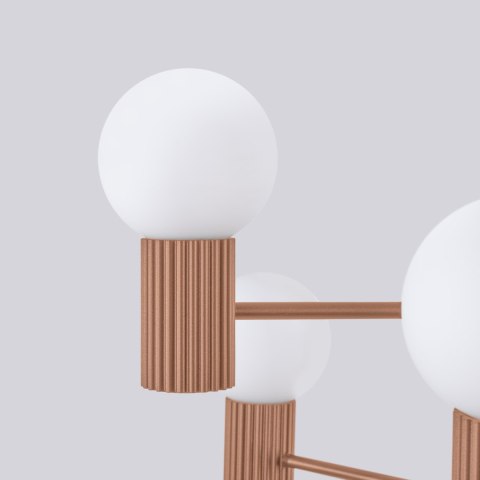 Żyrandol HALO 6 mocca