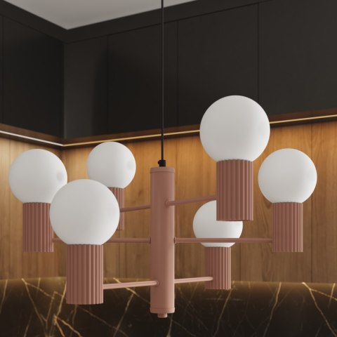 Żyrandol HALO 6 mocca