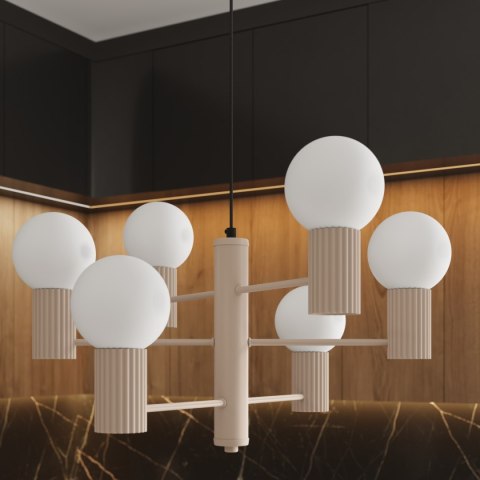 Żyrandol HALO 6 taupe