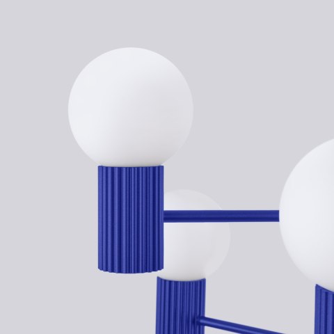 Żyrandol HALO 6 ultramaryna