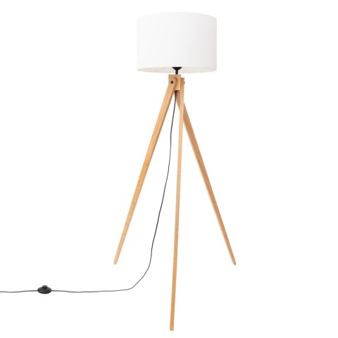 Lampa podłogowa NATT biała