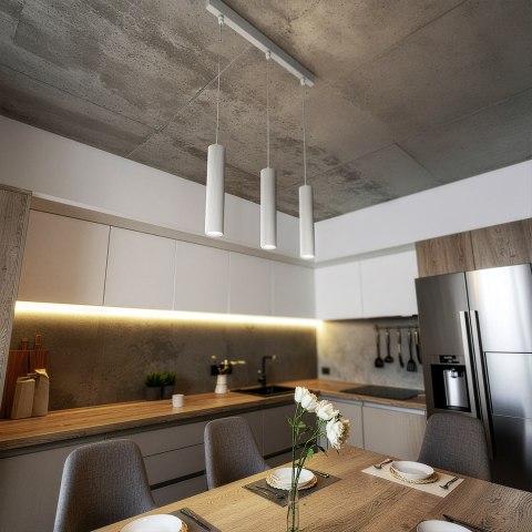 Lampa wisząca 3 x GU10 ESLA KJ217 biały