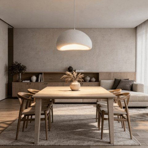 Lampa wisząca Nube 50cm biała Light Prestige