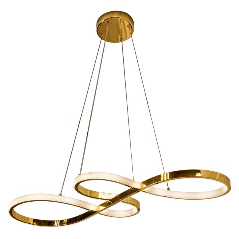 Lampa wisząca Twist złota LED CCT Light Prestige