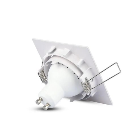 Oczko V-TAC GU10 kwadrat ruchome białe VT-779-WH-SQ