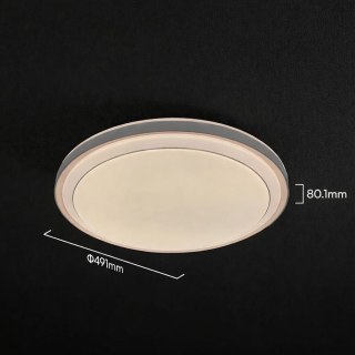 Oprawa sufitowa plafoniera V-TAC 30/60W LED 50cm 3w1 ściemnialna brązowa pilot CCT VT-85031 3000K - 6500K 6000lm