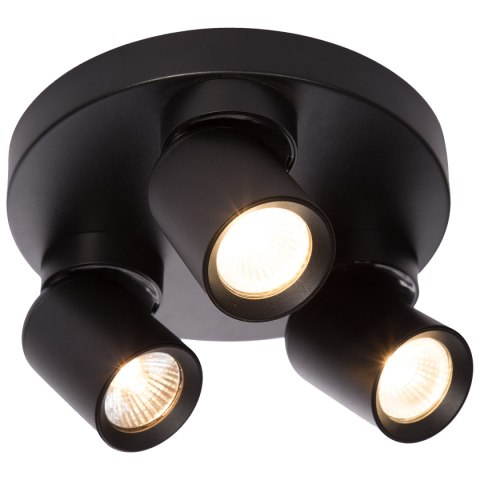 Plafon Pointa czarny 3xGU10 Light Prestige