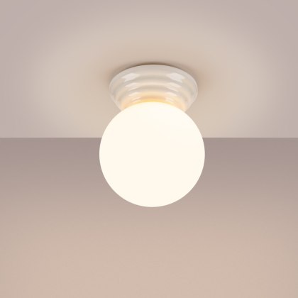 Sollux Lighting Plafon ZORI biały IP44