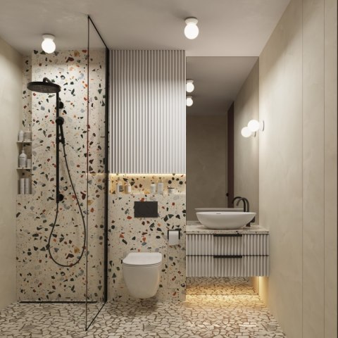 Plafon ZORI biały IP44