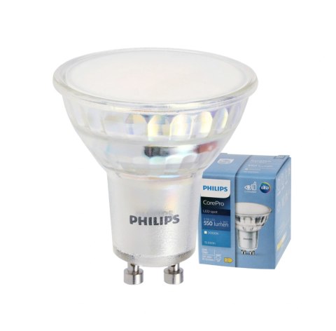Żarówka GU10 4.9W 550 lm 3000K Philips