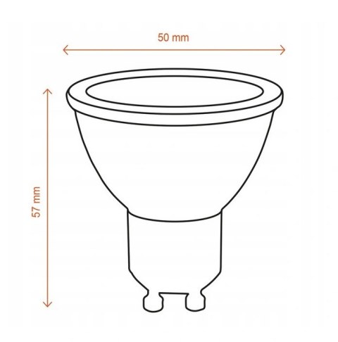 Żarówka Led GU10 10W 4000K