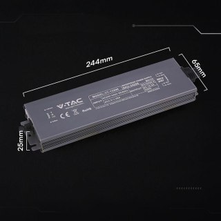 Zasilacz do LED hermetyczny SLIM V-TAC 200W 12V 16.5A IP67 filtr EMI VT-13200