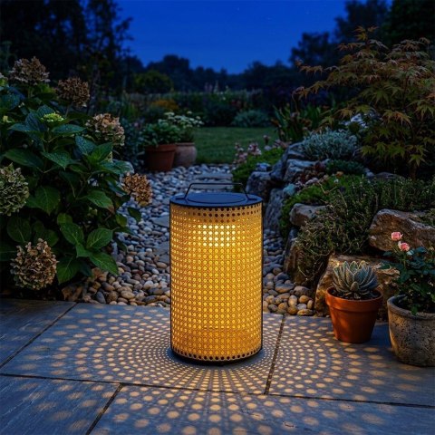 1.2W LED Solar Lamp With Lithium Battery (20*20*34cm) 2800K-3200K