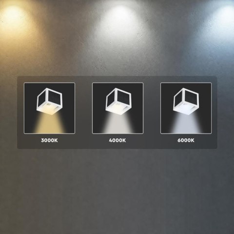 2.25W LED Solar Wall Light 3in1 White Body IP65 PIR Sensor