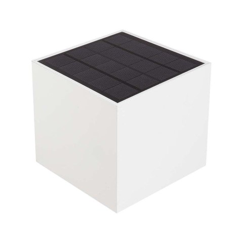 3W LED Solar Wall Light 3in1 White Body IP65 Charging Type C PIR Sensor