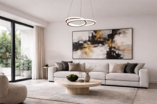 EDEN lampa wisząca złoty 32W LED zmienna barwa światła Candellux