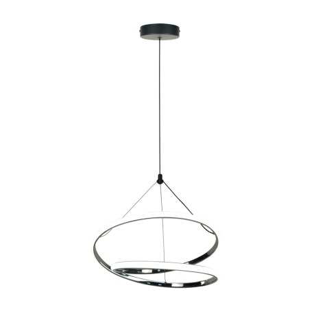 LOCO – czarna lampa wisząca LED 30W ZMIENNA BARWA ŚWIATŁA