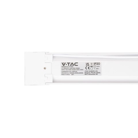 Oprawa V-TAC 50W LED liniowa natynkowa 60cm 120Lm/W CCT zmiana barwy VT-8320CCT 3000K-6500K 2400lm 3 lata gwarancji