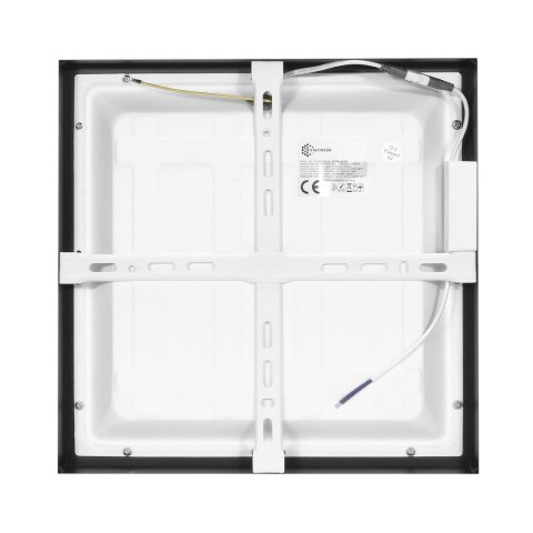 Panel LED natynkowy 30x30cm PL-F01 24W 6000K czarny