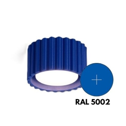 Plafon TUBA RYFLOWANA KARBOWANA  AURA 1 ultramaryna  Gx53 Sollux