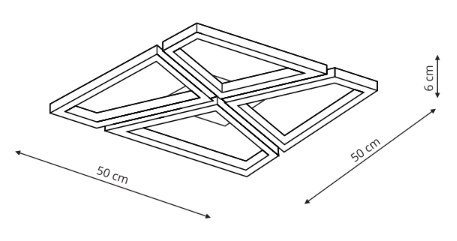 Plafon Nivra biały LED CCT Light Prestige