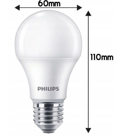 Żarówka E27 A60 Philips 8W 2700K