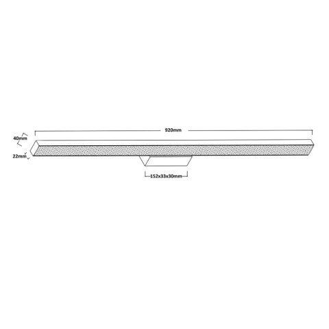 Light Prestige Kinkiet Aqua 92 cm biały IP44 LED CCT