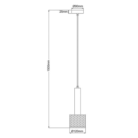 Light Prestige Lampa wisząca Amo złoto-czarna 1xE27