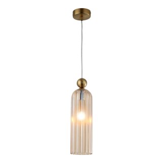 Light Prestige Lampa wisząca Piega 1 Bursztynowa 1xE14