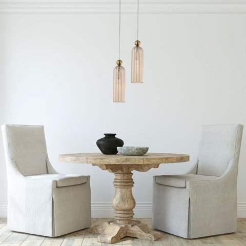 Light Prestige Lampa wisząca Piega 1 Bursztynowa 1xE14