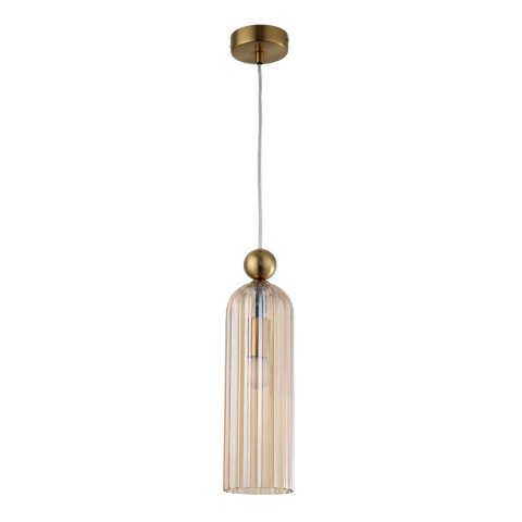 Light Prestige Lampa wisząca Piega 1 Bursztynowa 1xE14