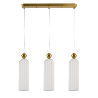 Light Prestige Lampa wisząca Piega 3 biała 3xE14