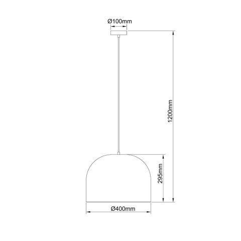 Light Prestige Rattanowa lampa wisząca Kanso 40 cm jasne drewno 1xE27
